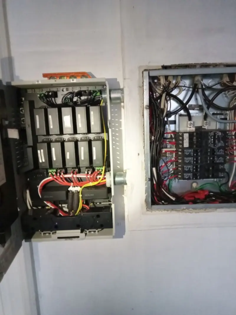 Electrical panel upgrade completed for Indoor Lighting Installation in Milbank